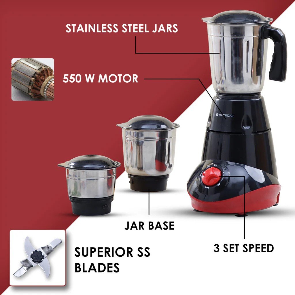 USHA SMASH PLUS MIXER GRINDER 750W